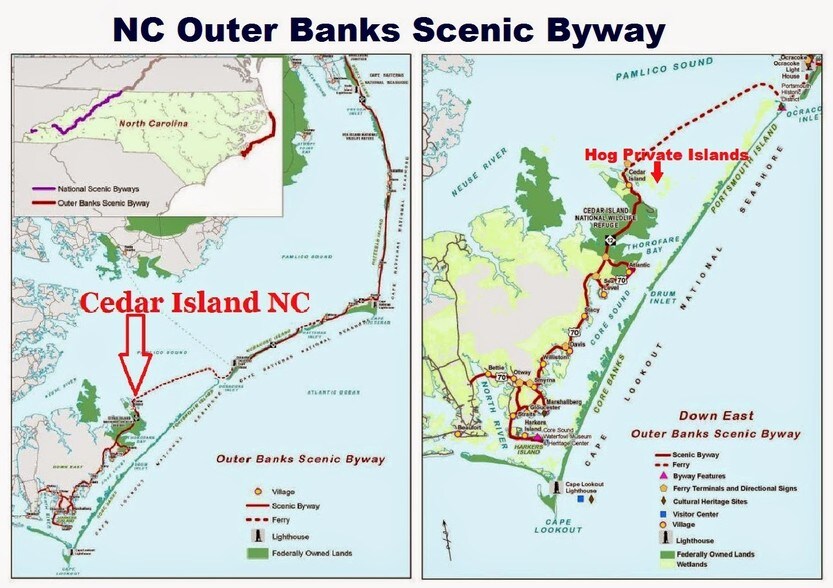 More Photos Of 3577 Cedar Island Rd, Cedar Island Land For Sale