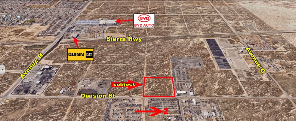 More Photos Of Division Street @ Avenue G-8, Lancaster Land For Sale