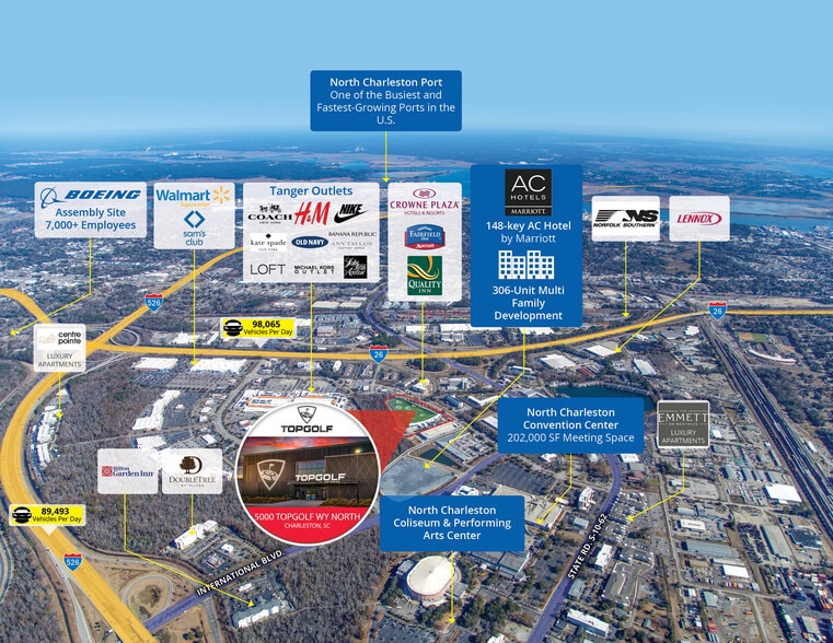 More Photos Of TopGolf, North Charleston Golf Course Driving Range For Sale