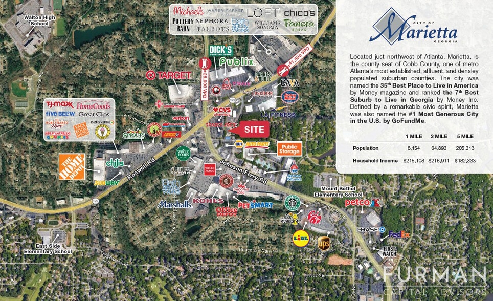More Photos Of 1395 E Cobb Dr, Marietta Post Office For Sale