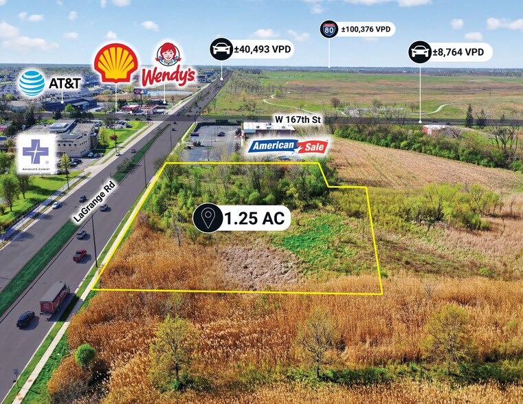 More Photos Of 16600 & 16661 LaGrange Road, Orland Park Land For Sale