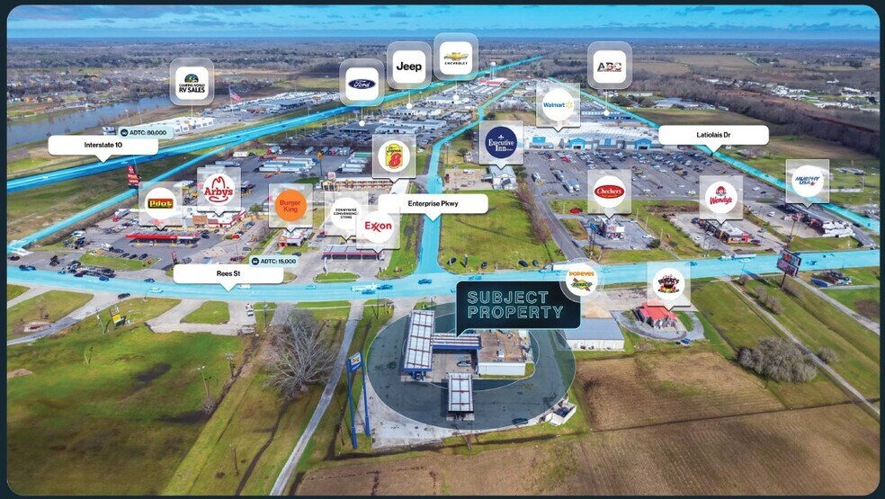 More Photos Of 2021 Rees St, Breaux Bridge Fast Food For Sale