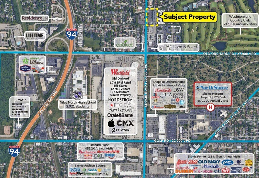 More Photos Of 50-126 Skokie Blvd, Wilmette Storefront For Sale