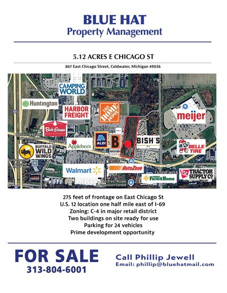 More Photos Of 867 E Chicago St, Coldwater Land For Sale
