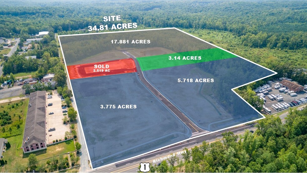 Primary Photo Of Richmond Hwy & Musante Ln, Fredericksburg Land For Lease