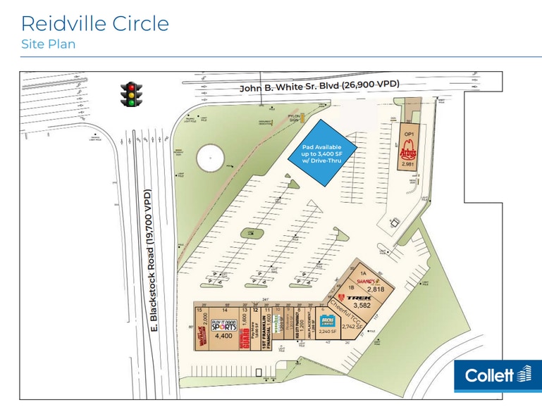 More Photos Of 1741 John B White SR Blvd, Spartanburg Fast Food For Lease