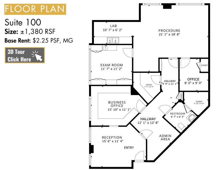 More Photos Of 1621 Creekside Dr, Folsom Medical For Lease