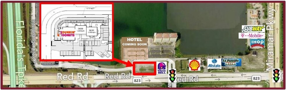 More Photos Of 3644 Red Rd, Miramar Storefront For Lease