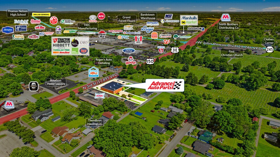 More Photos Of 725 N 3rd St, Bardstown Freestanding For Sale