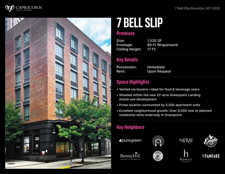 More Photos Of 7 Bell Slip, Brooklyn Multifamily For Sale