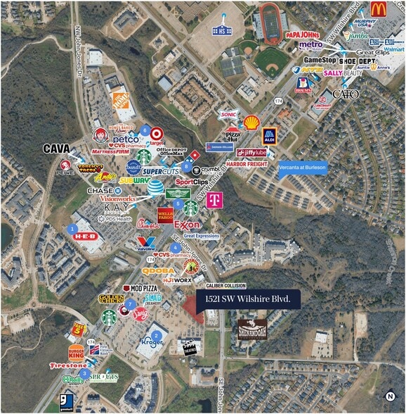 More Photos Of 1521 SW Wilshire Blvd, Burleson Land For Sale