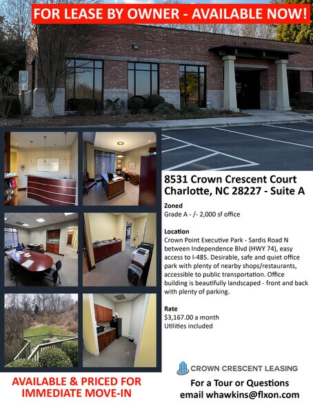 More Photos Of 8531 Crown Crescent Ct, Charlotte Office For Lease