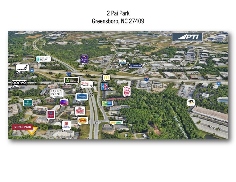More Photos Of 2 Pai Park, Greensboro Office For Sale
