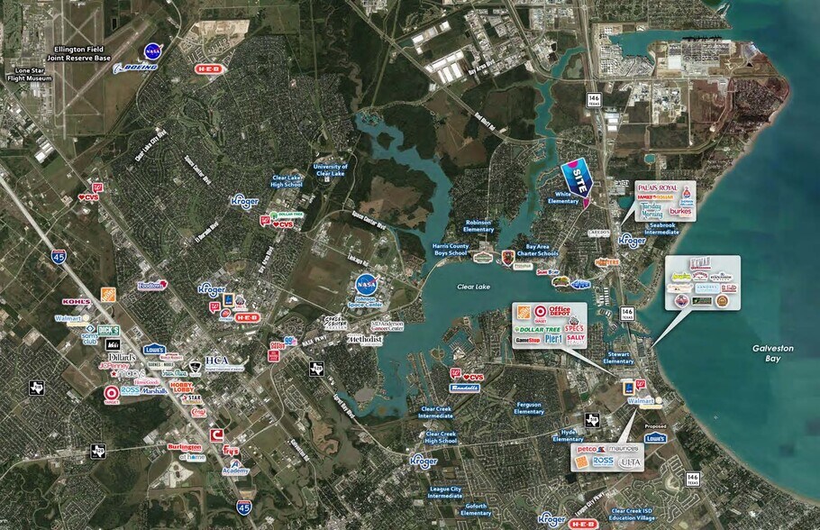 More Photos Of TX-146 & Repsdorph Rd, Seabrook Land For Sale