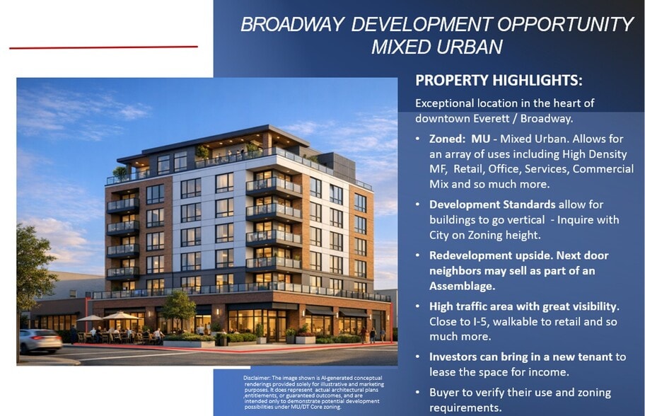 More Photos Of 1902-1906 Broadway Ave, Everett Storefront For Sale