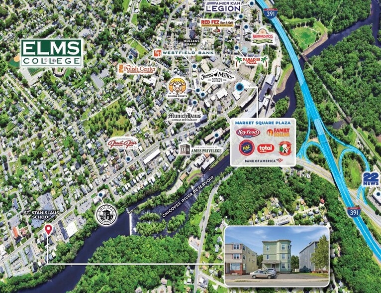 More Photos Of 541 Front St, Chicopee Apartments For Sale