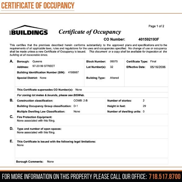 More Photos Of 9720 99th St, Ozone Park Service For Sale