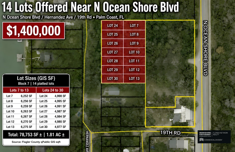 More Photos Of 51 Hernandez Ave, Palm Coast Land For Sale