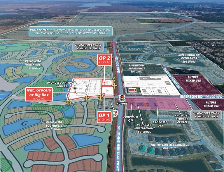 More Photos Of Heritage Town Center - NWC, Palm Bay Land For Lease