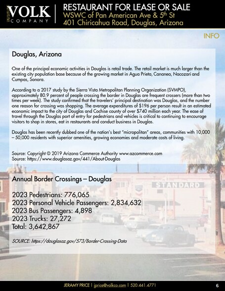 More Photos Of 401 Chiricahua Ave, Douglas Restaurant For Lease