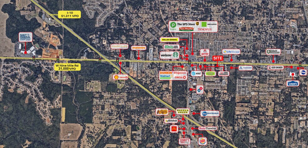 More Photos Of 1861 W Nine Mile Rd, Pensacola Land For Sale