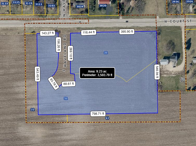 More Photos Of 21 & 51 Waveland Rd, Janesville Land For Sale