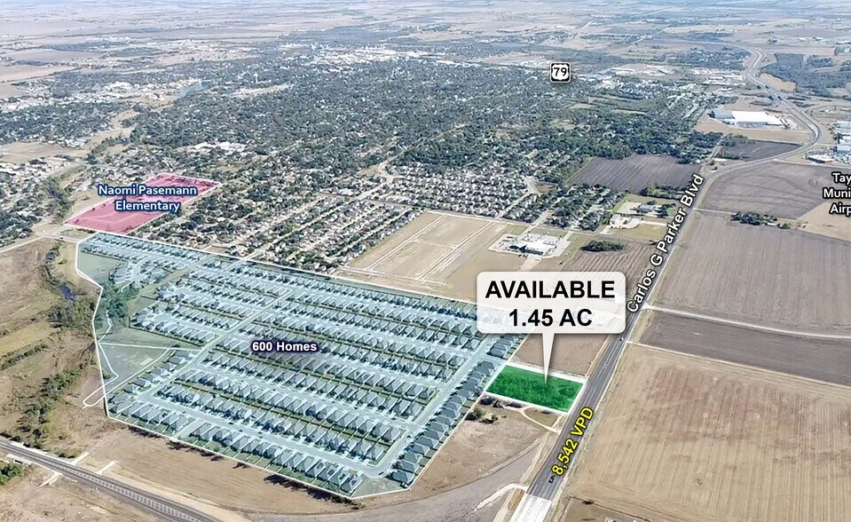 More Photos Of NEC Carlos G. Parker & Pivot Dr, Taylor Land For Sale
