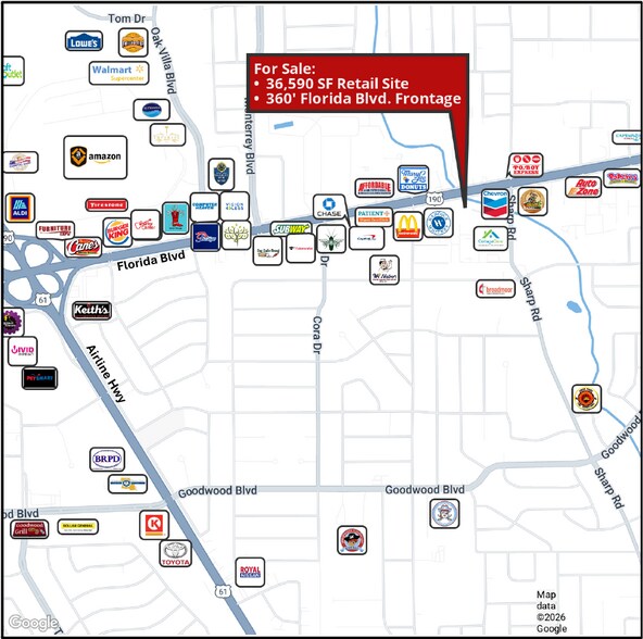 More Photos Of 9980 Florida Blvd, Baton Rouge Fast Food For Sale