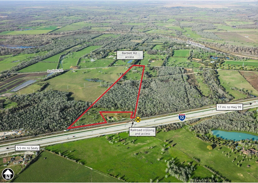 Primary Photo Of 2428 Bartlett rd, Sealy Land For Sale