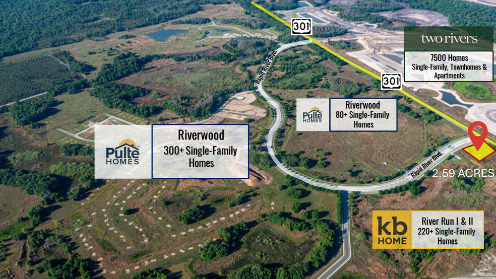 Primary Photo Of Gall Blvd. and Rapid River Blvd, Zephyrhills Land For Sale