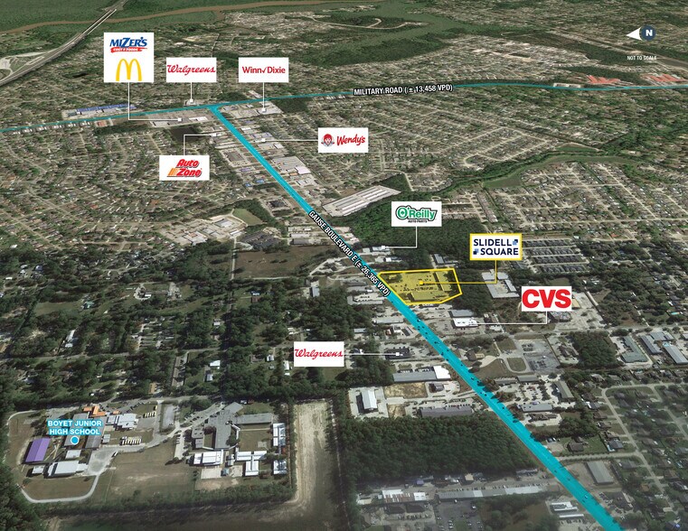 More Photos Of 2131-2165 Gause Blvd E, Slidell General Retail For Lease