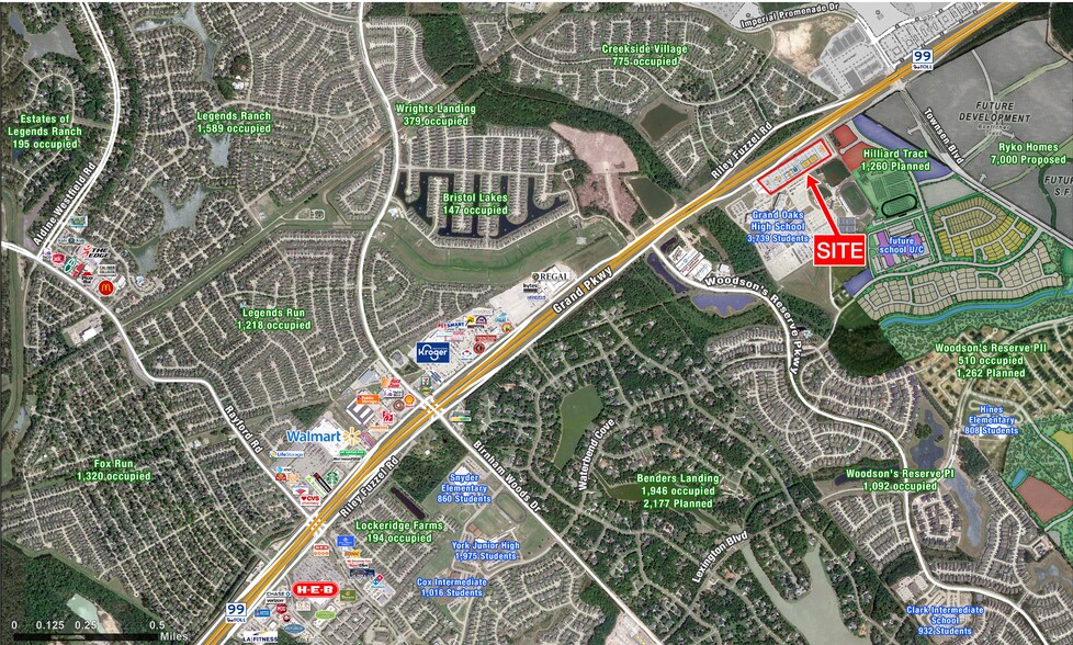 More Photos Of North of Woodson's Reserve & Grand Parkway, Spring Unknown For Lease