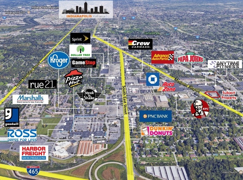 More Photos Of 4001 Madison Ave, Indianapolis Freestanding For Sale