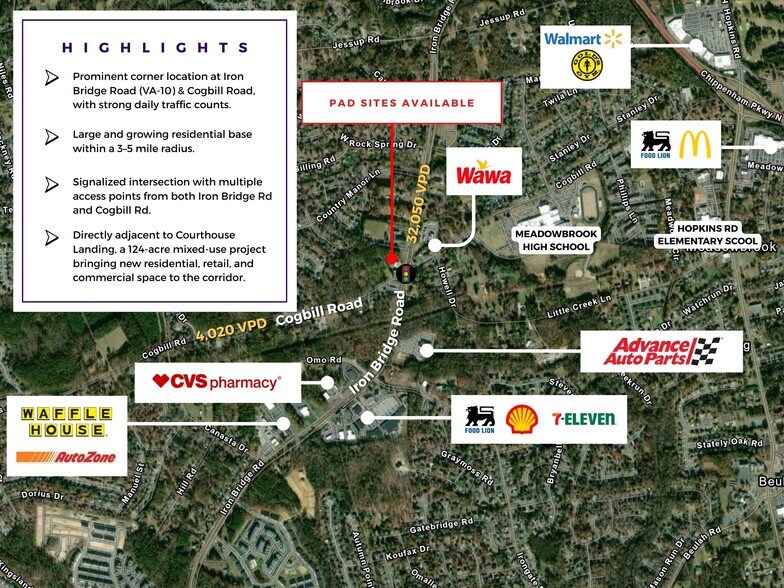 More Photos Of 5326 Cogbill Rd, Richmond General Retail For Lease