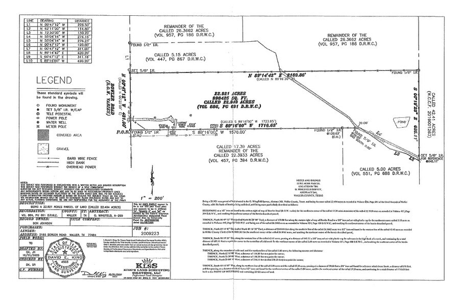 More Photos Of 2160 Bowler Rd, Waller Land For Sale
