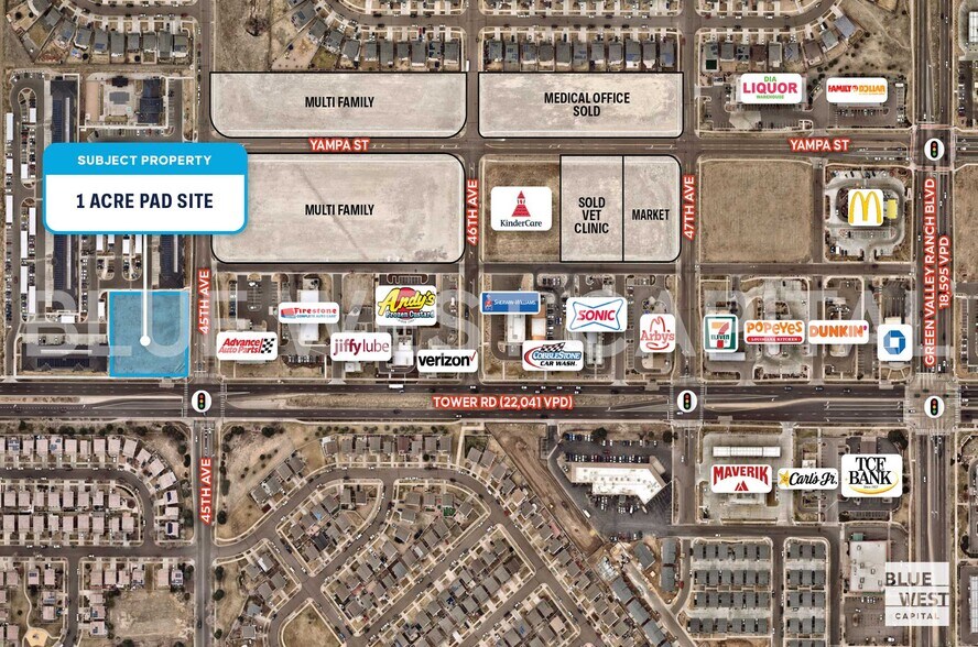 Primary Photo Of Tower Rd & 45th Ave, Denver Land For Lease