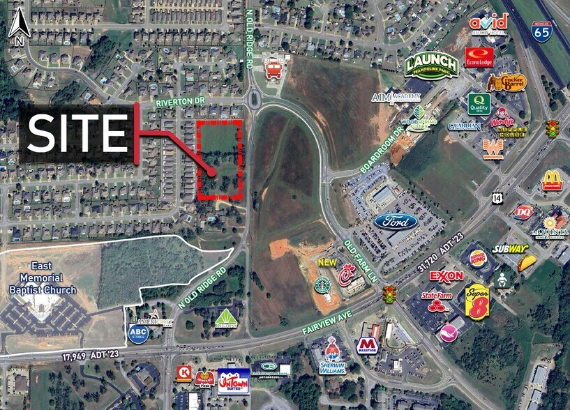 More Photos Of 797 Old Ridge Rd N, Prattville Land For Sale