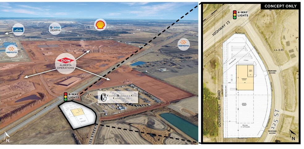 More Photos Of 8805 125 St, Fort Saskatchewan Land For Lease