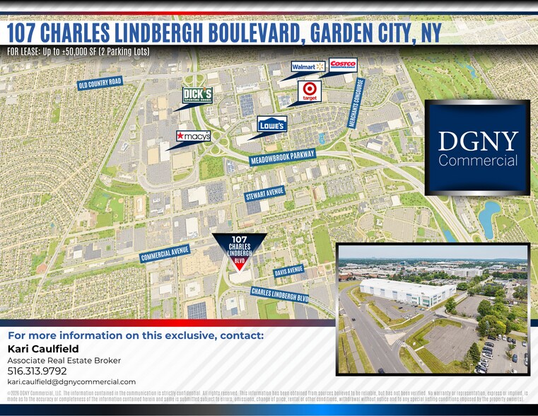 More Photos Of 107 Charles Lindbergh Blvd, Garden City Land For Lease
