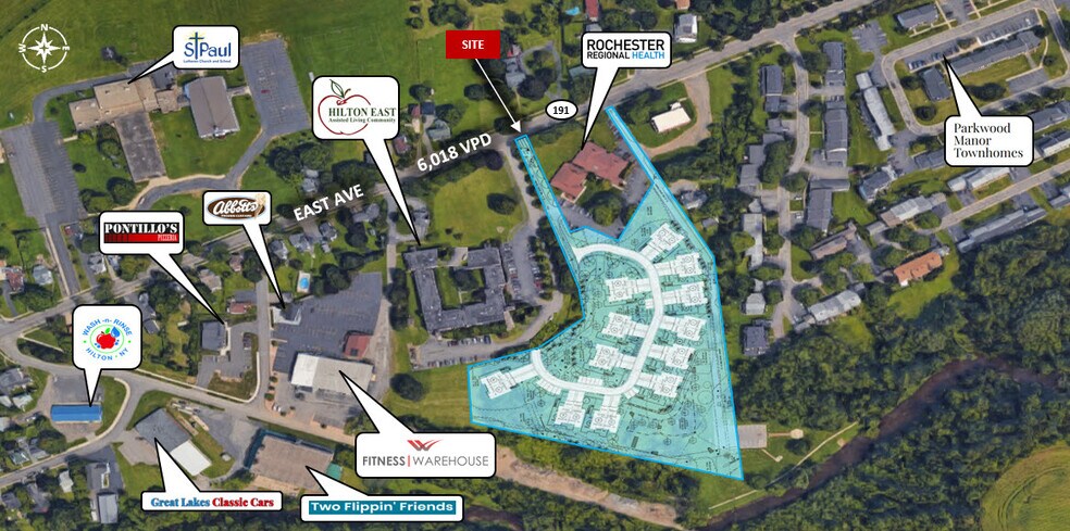 Primary Photo Of 261 East Ave, Hilton Land For Sale