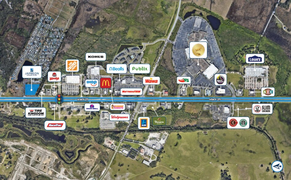 More Photos Of HWY 27 & Pedalers Pond Blvd., Lake Wales General Retail For Lease