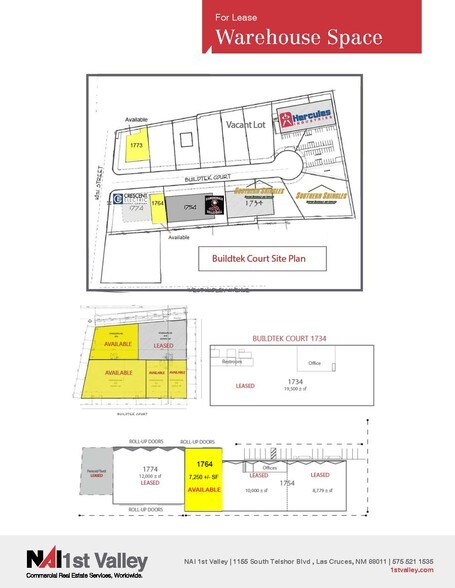 More Photos Of 1764-1774 Buildtek Ct, Las Cruces Distribution For Lease