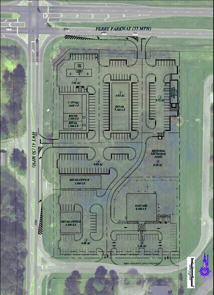 More Photos Of 41 Perry Pkwy, Perry Land For Sale