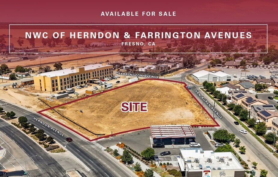 Primary Photo Of Herndon @ West Farrington Street, Fresno Land For Sale