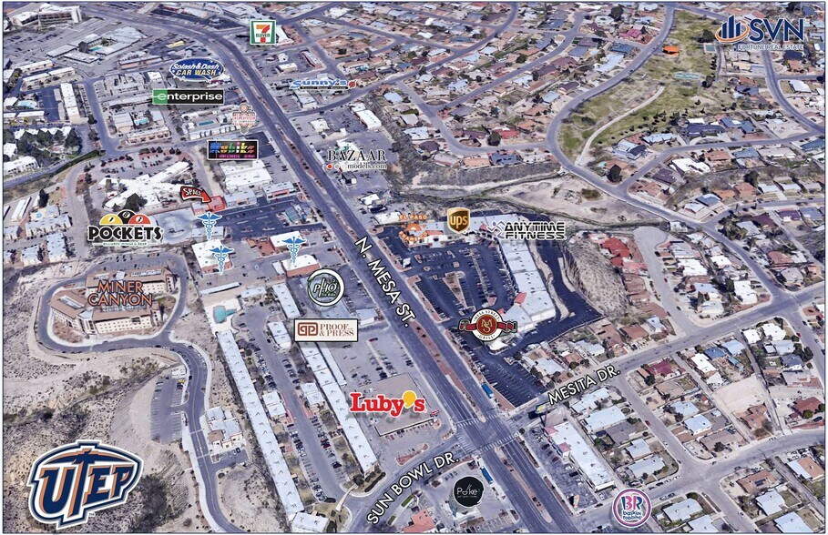 More Photos Of 4001-4017 N Mesa St, El Paso Unknown For Lease