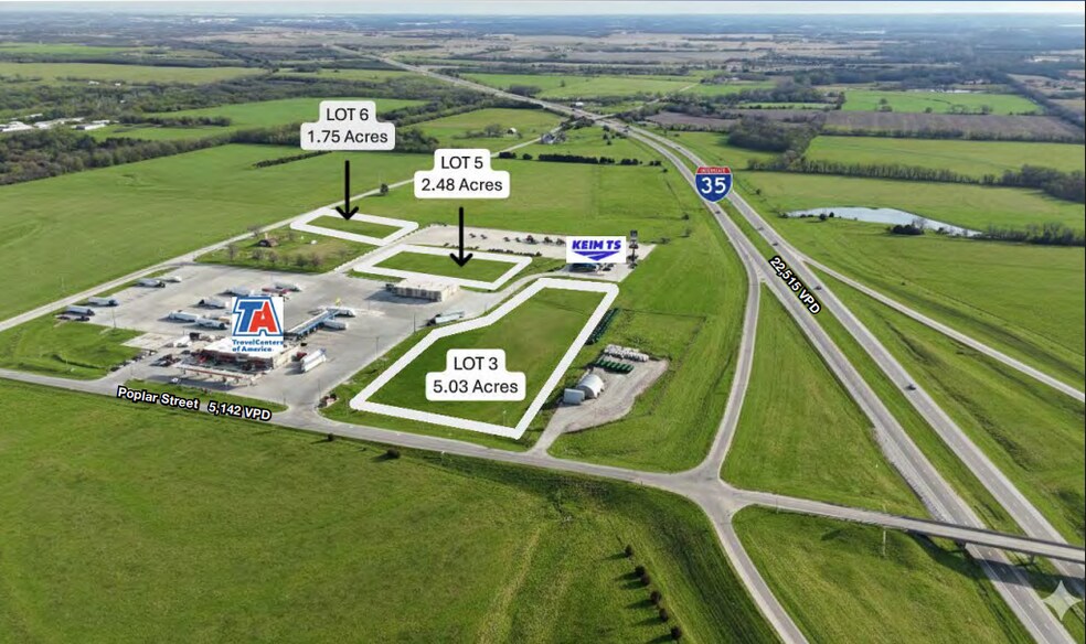 Primary Photo Of I-35 & Poplar St, Wellsville Land For Sale