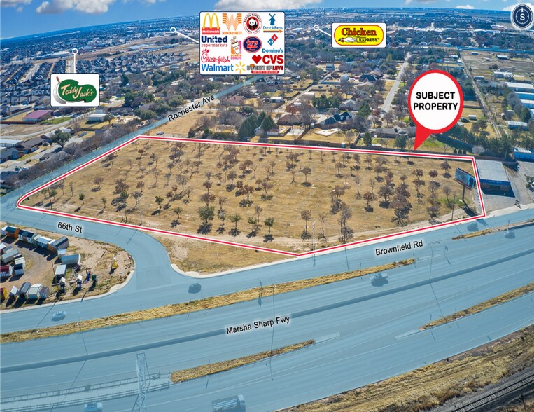 More Photos Of Marsha Sharp Fwy @ 66th St, Lubbock Land For Sale
