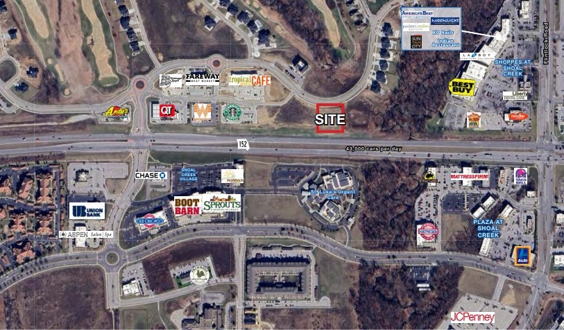 Primary Photo Of 152 Highway Hwy @ N. Booth Avenue, Kansas City Land For Sale