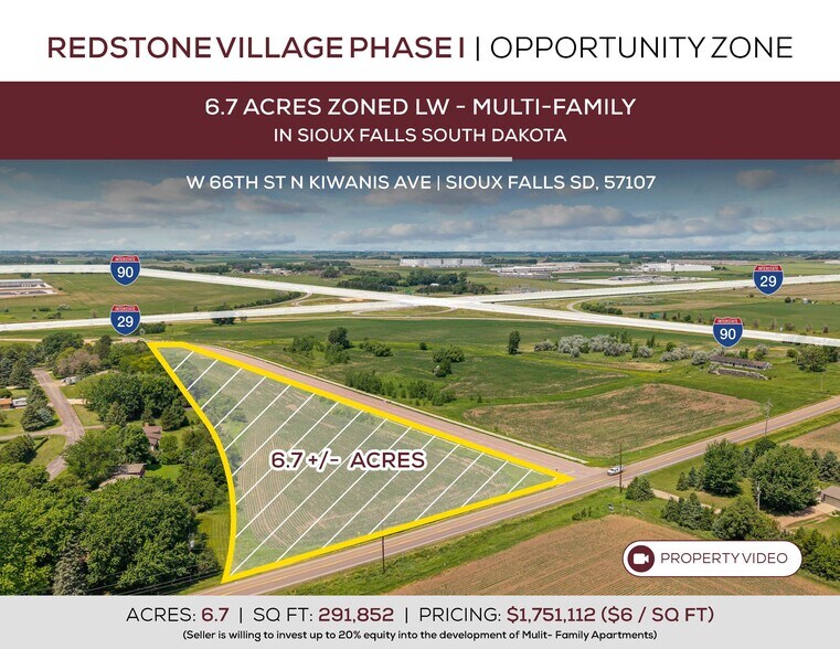 Primary Photo Of W 66th N st, Sioux Falls Land For Sale