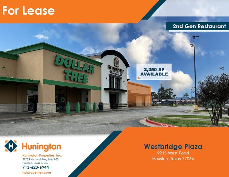 Primary Photo Of 9215 West Rd, Houston General Retail For Lease